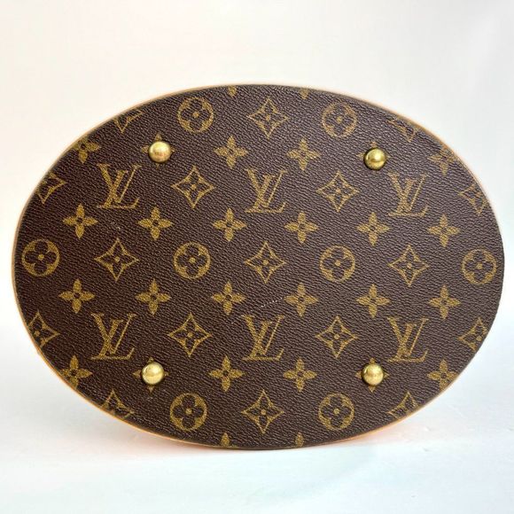 Louis Vuitton Brown Monogram Bucket Bag - Picture 6 of 12